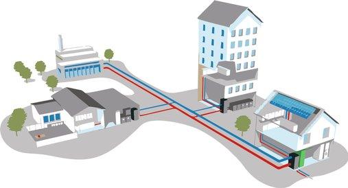 A távhő fogalma az a hőenergia, amelyet a távhőtermelő létesítményből hőhordozó közeg (gőz, melegített víz) alkalmazásával,