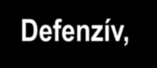 A külső és belső és versenytárs elemzését követően a stratégiai irányok Defenzív, visszavonulás, védekezés, leépítés Korlátozás Leválasztás Végelszámolás, felszámolás