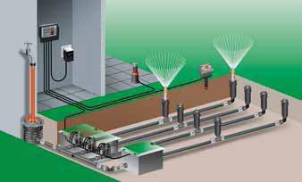 A kert egészét érintő mindenféle öntözési feladat kényelmesen beállítható a smart system alkalmazással.