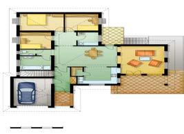 Földszint: Szoba: 12,60 m 2 02. Szoba: 9,60 m 2 03. Szoba: 9,00 m 2 04.