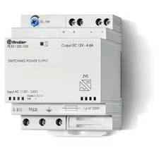 Nagy hatásfokú kapcsolóüzemű tápegységek 60 W és 50 W kimeneti teljesítménnyel 78.60-as típus - Kimenet: 24 V DC, 60 W 78.
