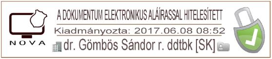Az ORFK kiadmányozási, illetve aláírási jogosultsággal rendelkező munkatársai által használt elektronikus aláírás és annak grafikus megjelenítése tartalmazza legalább: a) A dokumentum személyes