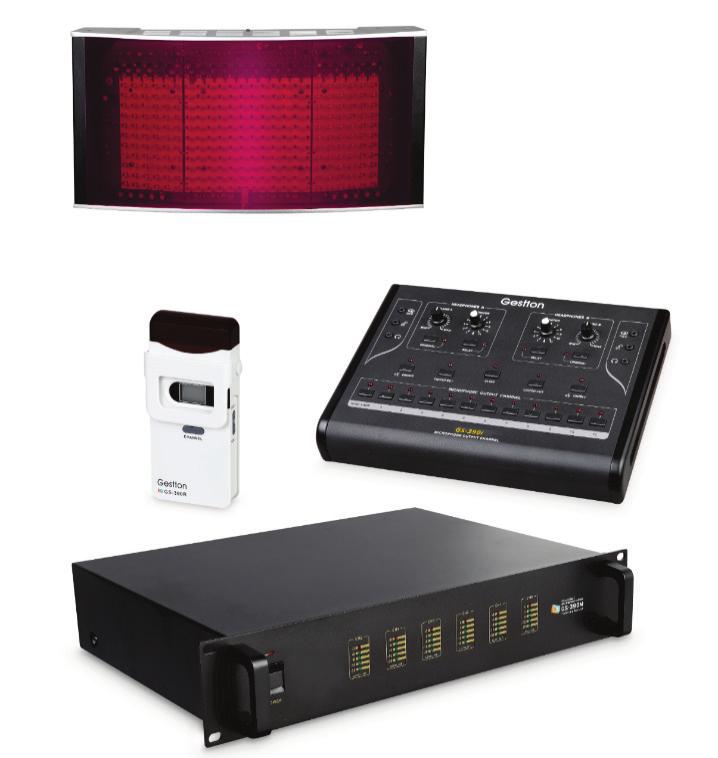 UP to 90 units in tatal With REC output for recording all the conference contents It supports multi chairman,and chairman unit can override the