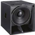 NOMOS SERIES PASSIVE SUBWOOFERS NOMOS LS 15" High performance subwoofer Frequency range starting at 33 Hz (-10dB) Very high max.