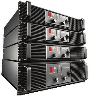 2 MX SERIES POWER AMPLIFIERS 2Ω 4Ω 8Ω 2x350W+8 2x200W+5 50W 40W MX3200 1200W MX4200 x 4x210W 4x140W x 420W 300 MX4400 x