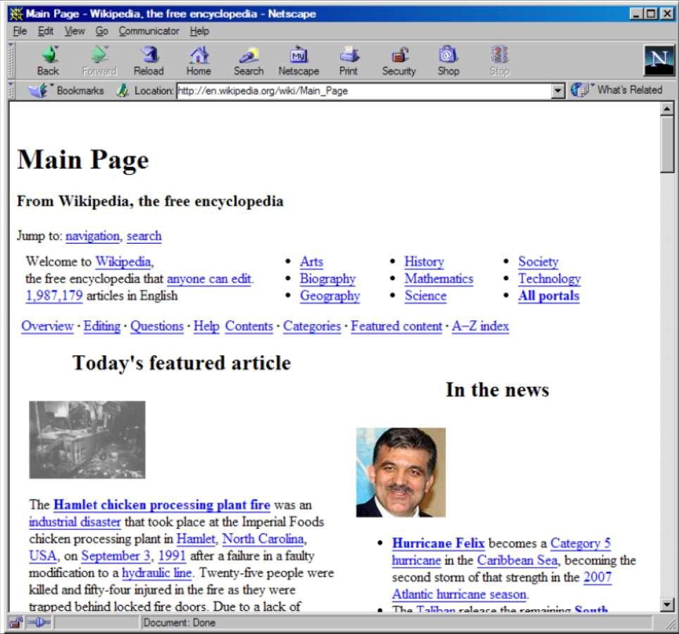 Böngésző fejlődés (Netscape Navigator 94-2007) 45