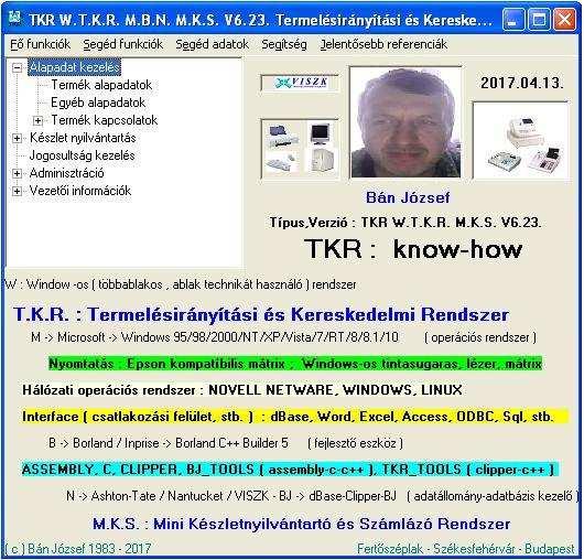 - 5 - Az adott funkció ( online adóhatósági ellenőrzési adatszolgáltatás ) nem csak a TKR-Készlet Enterprise esetén elérhető ( habár a telepítéskor az adott rendszer változat éppen aktuális futtató