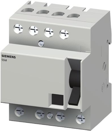 VersiCharge IEC charging unit with upstream personal and line protection for additional safety 5SM3 RCCB, type B 5SL4 MCB 5SV3