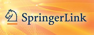 EISZ: Springerlink A SpringerLink a világ egyik legszélesebb körű online gyűjteménye természettudományos, technológiai és orvosi folyóiratokból.