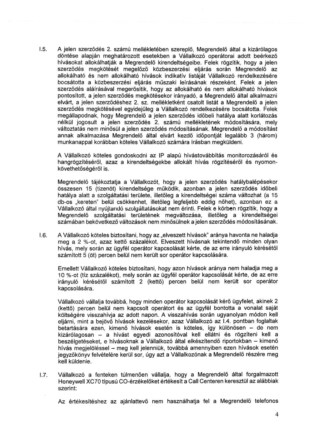 1.5. A jelen szerződés 2.