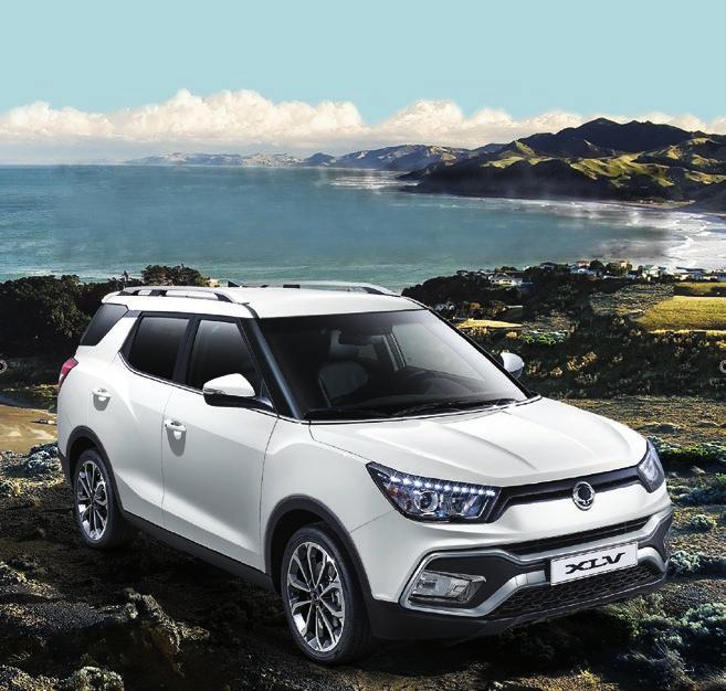 Ssangyong Lenyűgöző formaviág, határtaan tér.