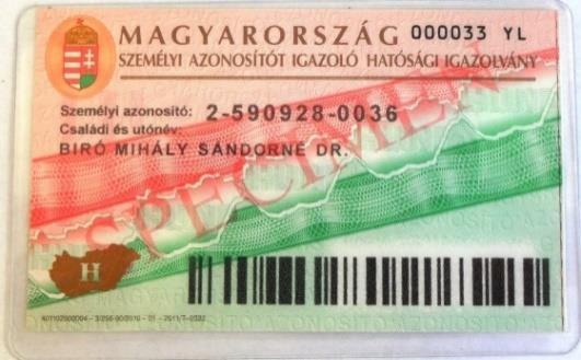 összevetésével kell megállapítani a személyazonosságát. 4.3.
