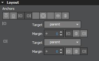 Az összes elem legyen úgy beállítva, hogy a Column Layout bal, illetve jobb