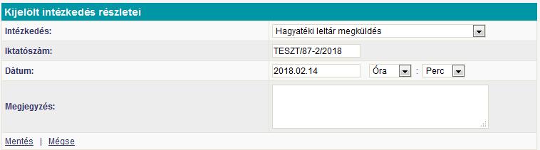 iktatószám a következő formátumban Iktatókönyv