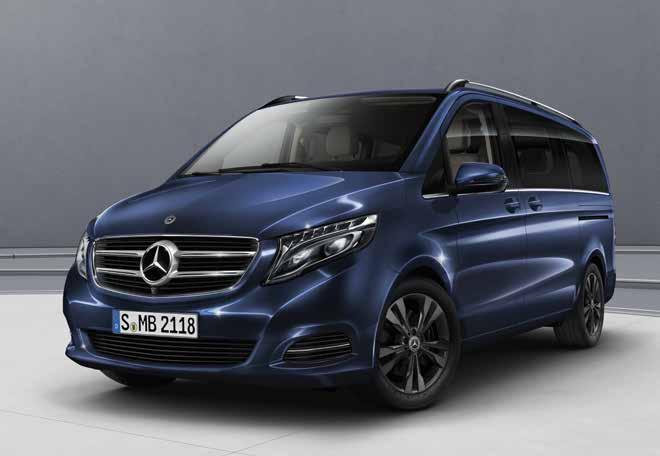 60 AVANTGARDE Külső Sport csomag és AVANTGARDE Belső Design csomag. A V-osztály AVANTGARDE kivitel exkluzivitása és dinamizmusa az extraként rendelhető csomagokkal tovább növelhető.