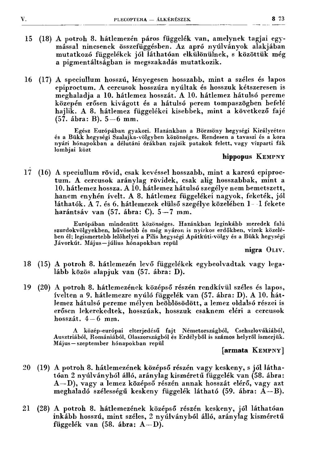 V. PLECÜPTKKA ÁLKÉHÉSZEK 8 73 15 (18) A p o tro h 8. h átlem ezén páros függelék v a n, am elynek ta g ja i egym ással nincsenek összefüggésben.