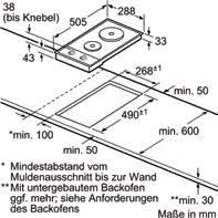 ) x 490 (Mély.) mm 43 (Mag.) x 288 (Szél.) x 505 (Mély.) mm rozsdamentes keret 1 x Ø 145 mm, 1.