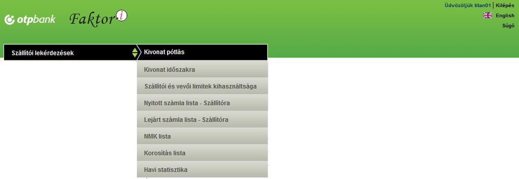 i - Internet felhasználói kézikönyv OTP Sikeres ellenőrzés után a fájl gyűjtőként és befogadásra váró számlaként áttöltésre kerül a i adatbázisba.