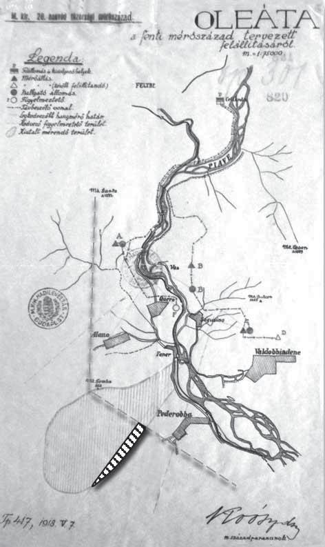 135 4. ábra Tüzér mérőszázad tervezett telepítése Forrás: HL II. 495/8 820. az időben sem folytak a hónap minden hetének minden napján ugyanolyan intenzitással, ez óriási szám.