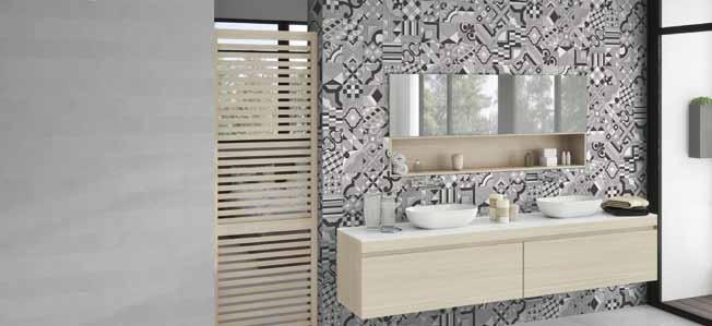 Emigres Dover Dover Blanco 25x75 cm 1,45 m 2 Dover Grafito 25x75 cm 1,45 m 2 Foro