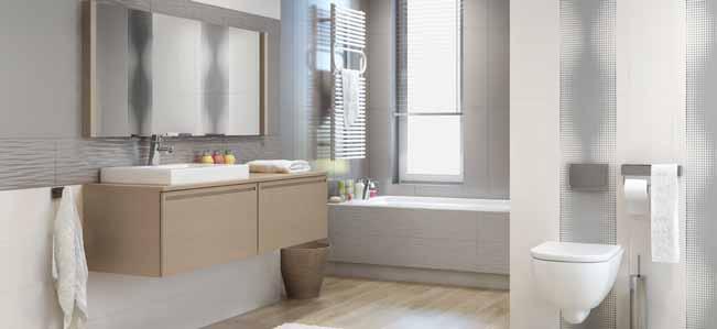 Paradyz Midian Midian Bianco Inserto Punto dekor 20x60 cm 1 db Purio