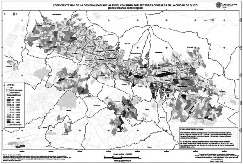 DOLARIZACIÓN Y DESARROLLO URBANO: MERCADO DE VIVIENDA NUEVA EN QUITO 93 Mapa 6.