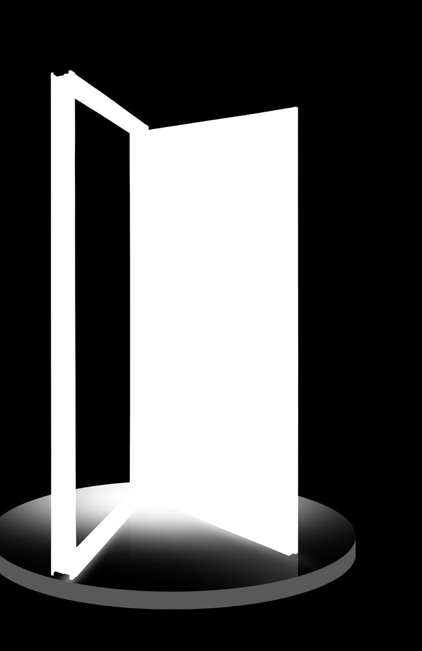 STANDARD FELSZERELTSÉG KOLLEKCIÓ LEÍRÁSA Szabadalmaztatott sarokkötési rendszer Tömítés az ajtószárnyban A 55 mm vastag ajtók acéllemezből készültek, melyet fahatású fóliával borítottak