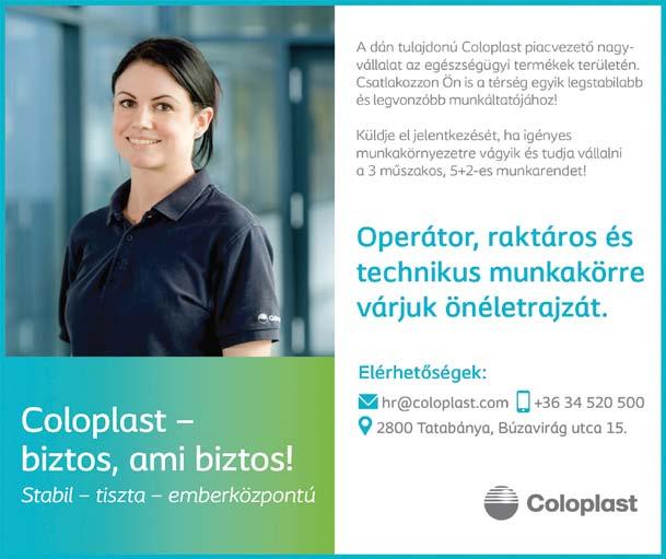 ) változó műszakbeosztásba, az esztergomi ipari parkba. Bejárás a cég buszaival. Érd.:06-20/582-5282 A Tyco Electronics Hungary Termelő Kft.