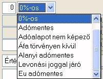 Itt válaszd ki a pénztárkönyv megfelelő oszlopát, illetve annak bontását amennyiben az Alapadatokon belül vittél fel, illetve írd be a sorhoz tartozó szöveget.