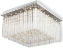 ,- (37740020) MENNYEZETI LMP RNY, krómozott fém/üveg/akril, 1x21W LED-del, kb. 36/36/23cm, energiaosztály: 14.,(81810230) LLÓL MP 14.,- ** 4.