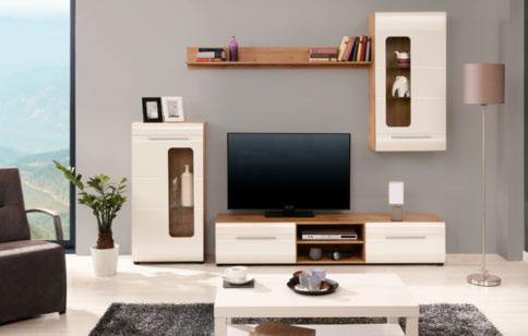 LKBEREND TÖMÖR BÜKKF FRONTTL! LED-VILGÍTSSL KÉSZLET EREJÉIG! VITRIN- KOMBINCIÓ 179.900,- ** 129 900-27 % kb.