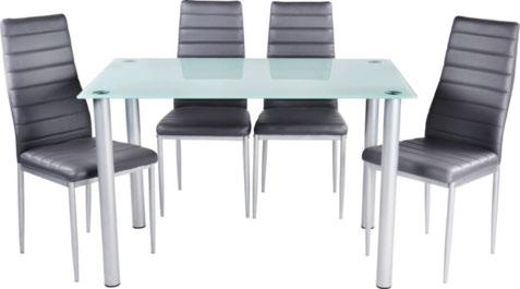 EZÉS máshogy ÉTKEZŐ PROGRM, magasfényű fehér MDF és sötét Craft tölgy dekor kombinációban, ajtócsillapítóval, Soft Close mechanikával, FÉLMGS SZEKRÉNY, LED-világítással,