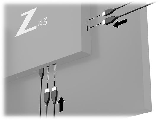 USB-eszközök csatlakoztatása Az USB-portokat különböző eszközök, mint például digitális fényképezőgép, USB-billentyűzet vagy USB-egér csatlakoztatására használják.