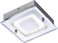 18/18/5,8 CM 5 MENNYEZETI LÁMPA DALIA, akril/alumínium, 1x16W SMD-LED-del, kb. 32/32/7cm 5. 1x24W SMD-LED-del, kb. 40/40/7cm 8.