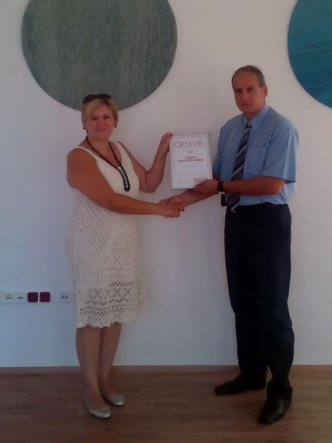 The prize is positive feedback on our company that highlights us as being among the best in the country.