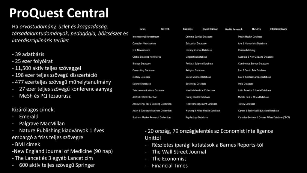 Humanities Database U.S.