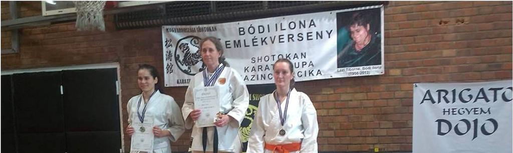 Hódosi Imre Shotokan Karate Verseny Juhász Dávid: Kata 1. hely, Kumite 2.