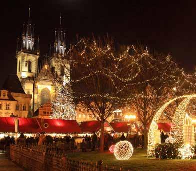 ADVENTI ADVENT PRÁGÁBAN ÉS POZSONYBAN 3 nap / 2 éj CSEHORSZÁG SZLOVÁKIA 3 NAP Utazás: Busszal Időtartam: 3 nap / 2 éj Szállás: egyszerű háromcsillagos prágai szállodában Ellátás: svédasztalos reggeli