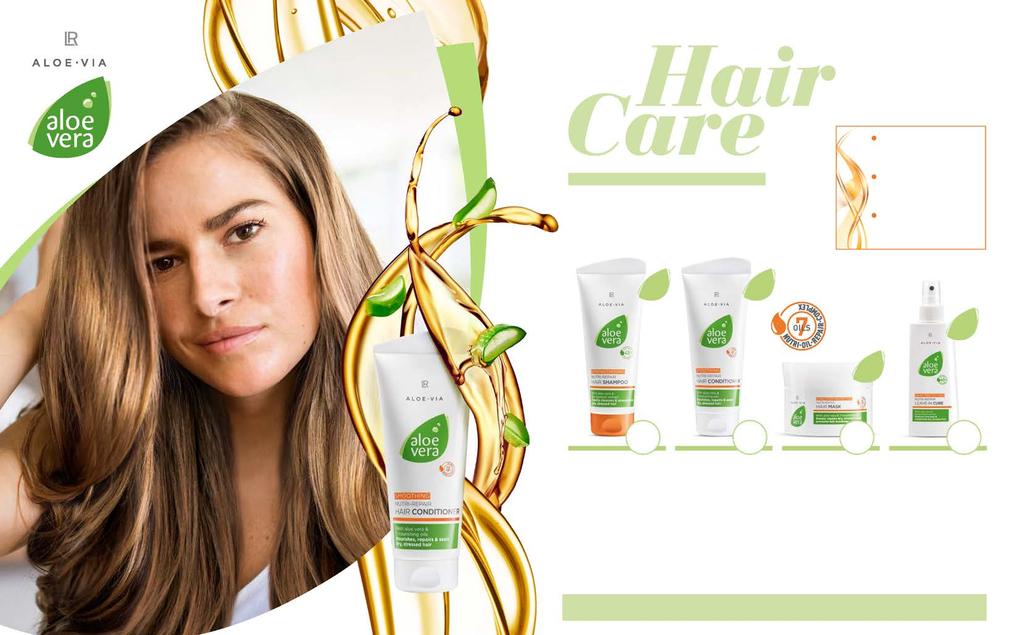 * LR ALOE VIA HAJÁPOLÁS 87 Selymes rugalmasság: akár 3x könnyebb kifésülhetőség* Hajápolás Viszlát, csapzott frizura!