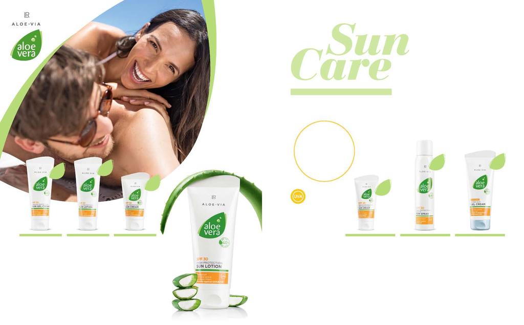 LR ALOE VIA NAPVÉDELEM 93 Napvédelem Az egészséges, napbarnított bőrért Minden bőrtípusnak más napvédő termékre van szüksége.