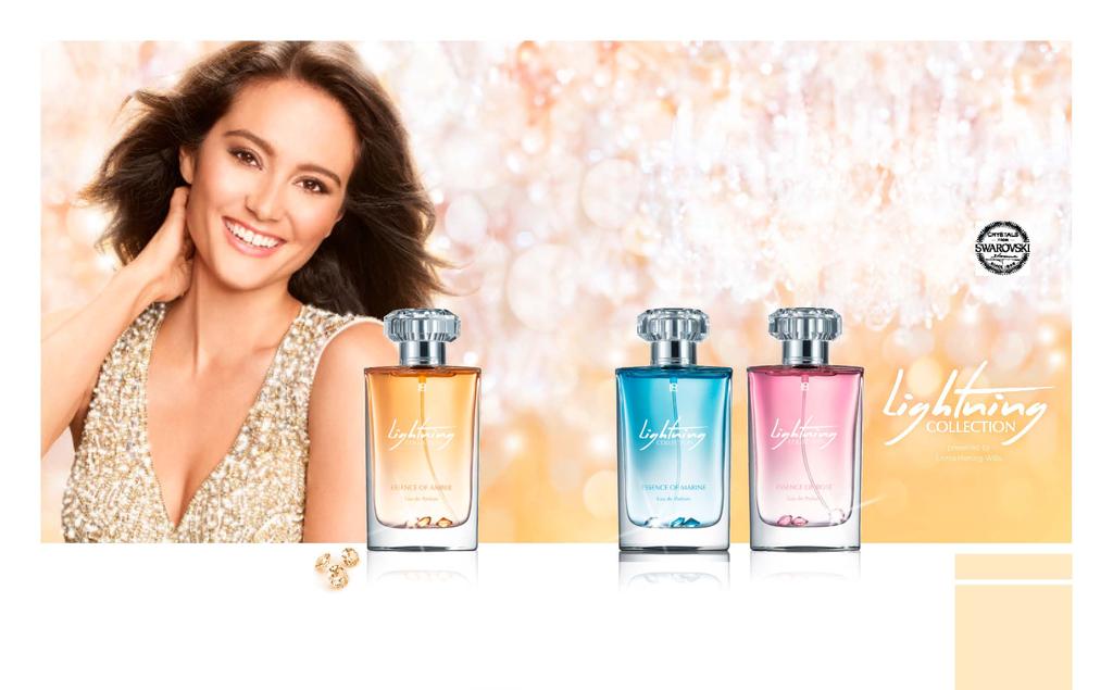 LR NŐI ILLATOK 121 Lightning kollekció Az élet esszenciája Az értékes kristályok a Crystals from Swarovski pecséttel minősítettek. Csak ez a jelzés garantálja a Swarovski kristályok valódiságát.