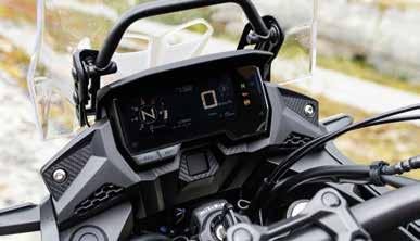 A legendás Africa Twin stílusában fogant CB500X masszív, terepes megjelenése