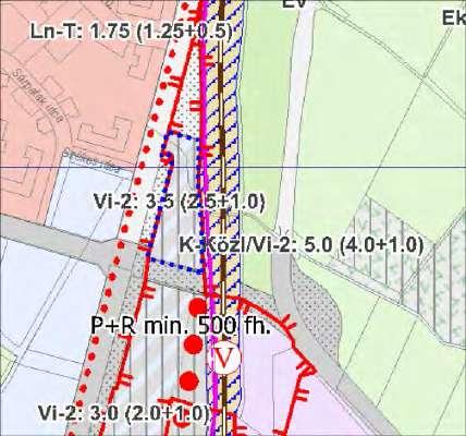 Bsá Bsp általános parkoló K-Közl 9 359 4,0 1,0 37 436 9 359 46 795 Építési övezet, övezet jele Terület m 2 Szintterületi