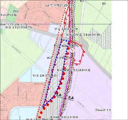 K-Közl 54 055,8 4,00 1,0 216 223,2 54 055,8 270 279 Építési övezet, övezet jele Terület m 2 Szintterületi mutató megengedett legnagyobb értéke Építhető