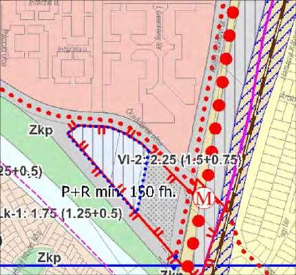 BUDAPEST FŐVÁROS IV. KERÜLET KÁPOSZTÁSMEGYER KERÜLETI ÉPÍTÉSI SZABÁLYZATA ÉS SZABÁLYOZÁSI TERVE 1. melléklet 1. Vi-2: 2.25 (1.5+0.