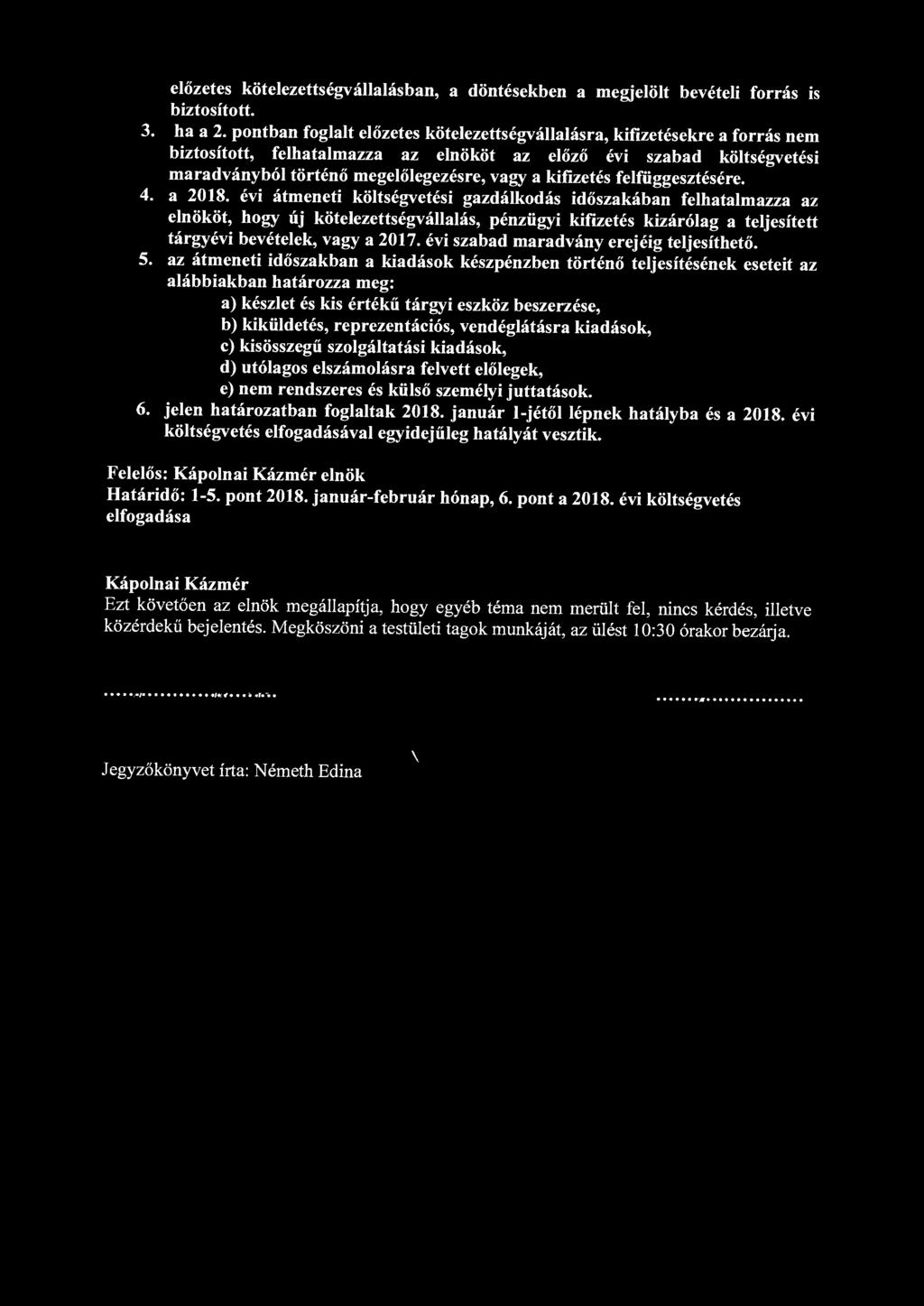 kifizetés felfüggesztésére. 4. a 2018.
