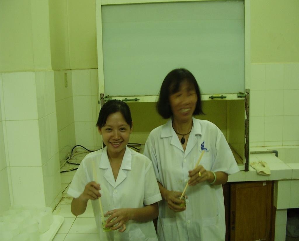 Litium metaborátos feltárás a vietnami laboratóriumban A MÁFI-ban alkalmazott eljárást szerettük volna
