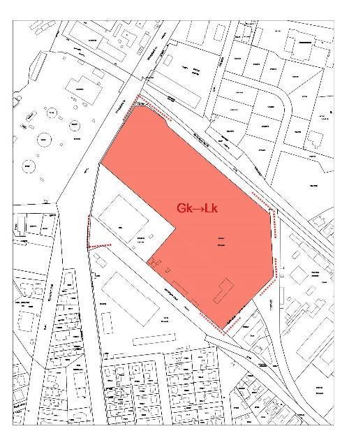 616 ha-ral nő, míg a kereskedelmi, szolgáltató gazdasági terület nagysága 4.616 ha-ral csökken a területen.