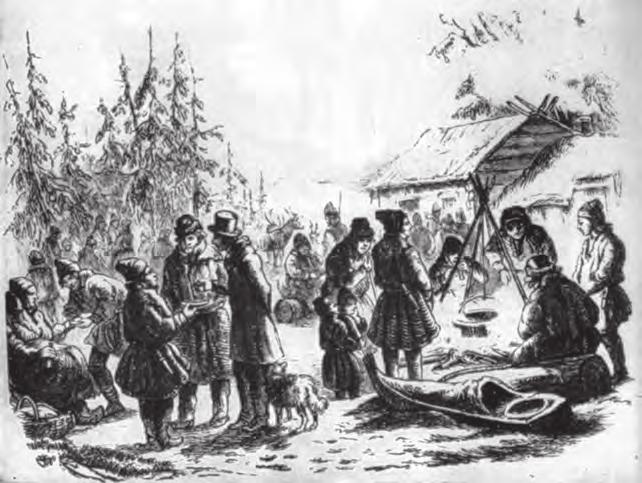 Dálvemárkan Pajalas. Sárggus: W. Wallander, Svea 1863. doaimmahagas, suhtte garrasit Læstadiusa sárdnideami geažil.