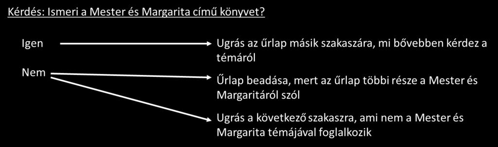 valamilyen logika mentén szeretnénk az űrlapunk kitöltését irányítani.